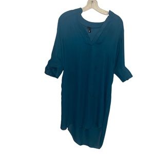 Teal shirt dress size M